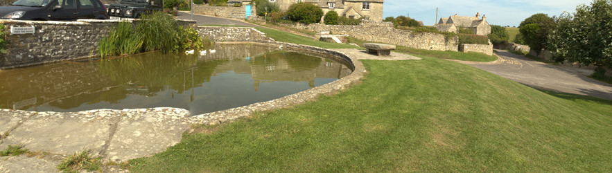 The pond in Worth Village